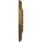 Ekena Millwork Wakefield Ceiling Medallion (Fits Canopies up to 3 5/8"), 11 3/4"OD x 1 1/4"P, Smokey Topaz Crackle CM11WASTC - alternate 2